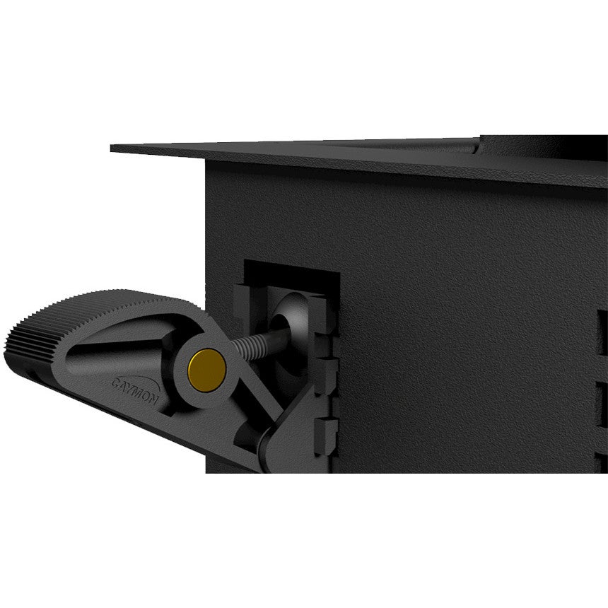Caymon CASY024/B in-tafel chassis, 4 modules breed, zwart