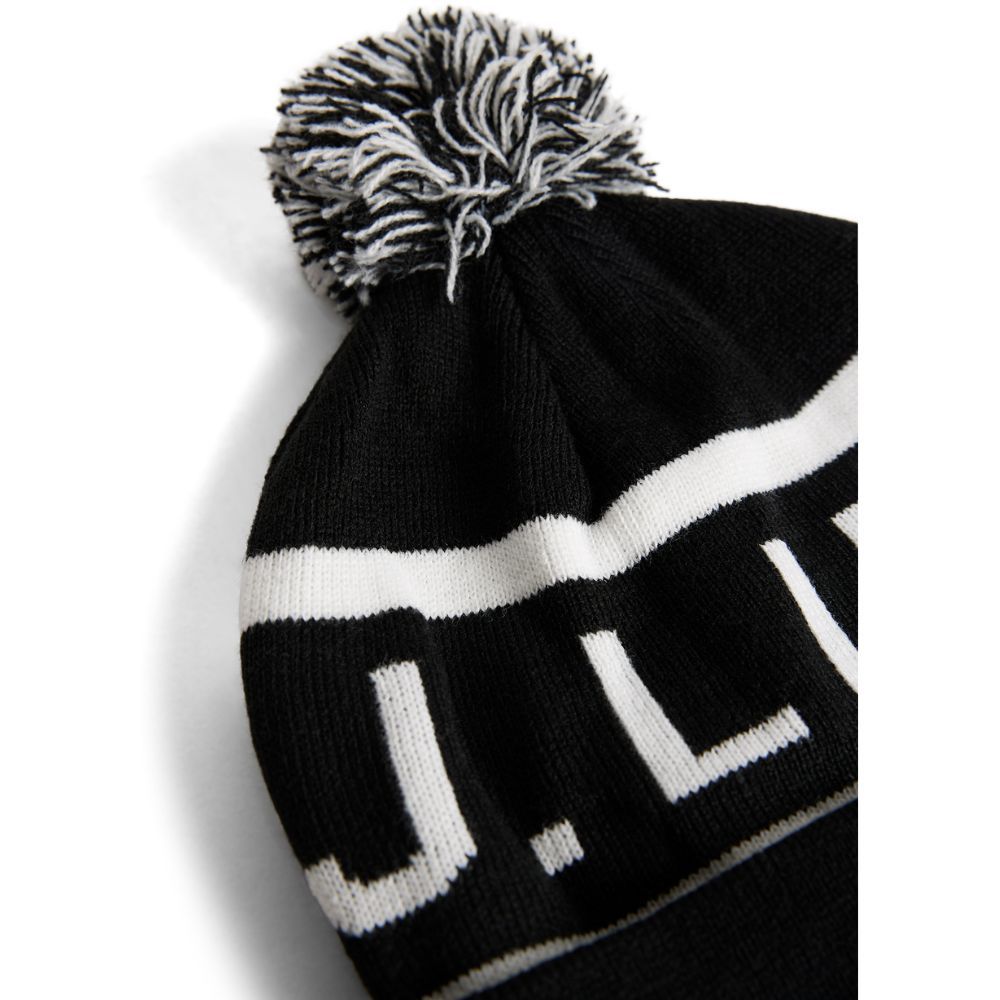 Stripe Beanie Svart