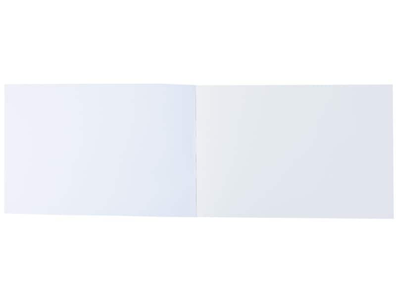 office focus Zeichenblock Weiss FSC A4 quer, 10 Stück Zeichenheft für den Schulalltag