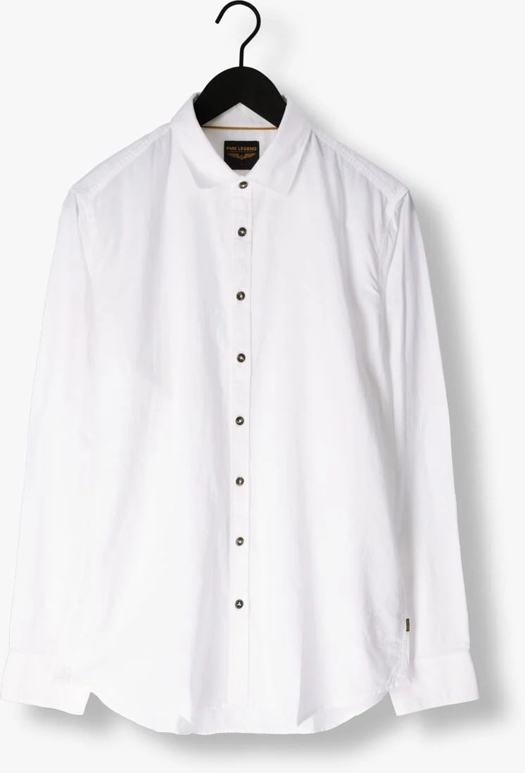 PME LEGEND ecru pme legend casual overhemd long sleeve shirt ctn/linen