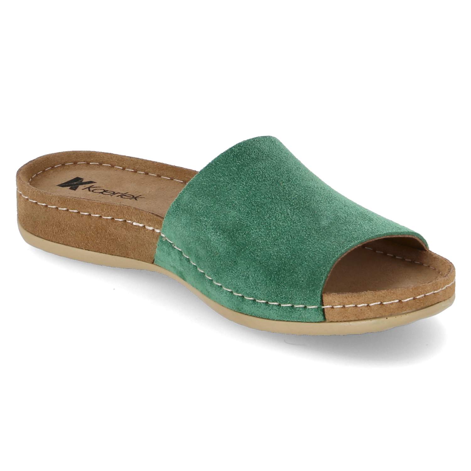 Kaerlek Pantoletten - green polo