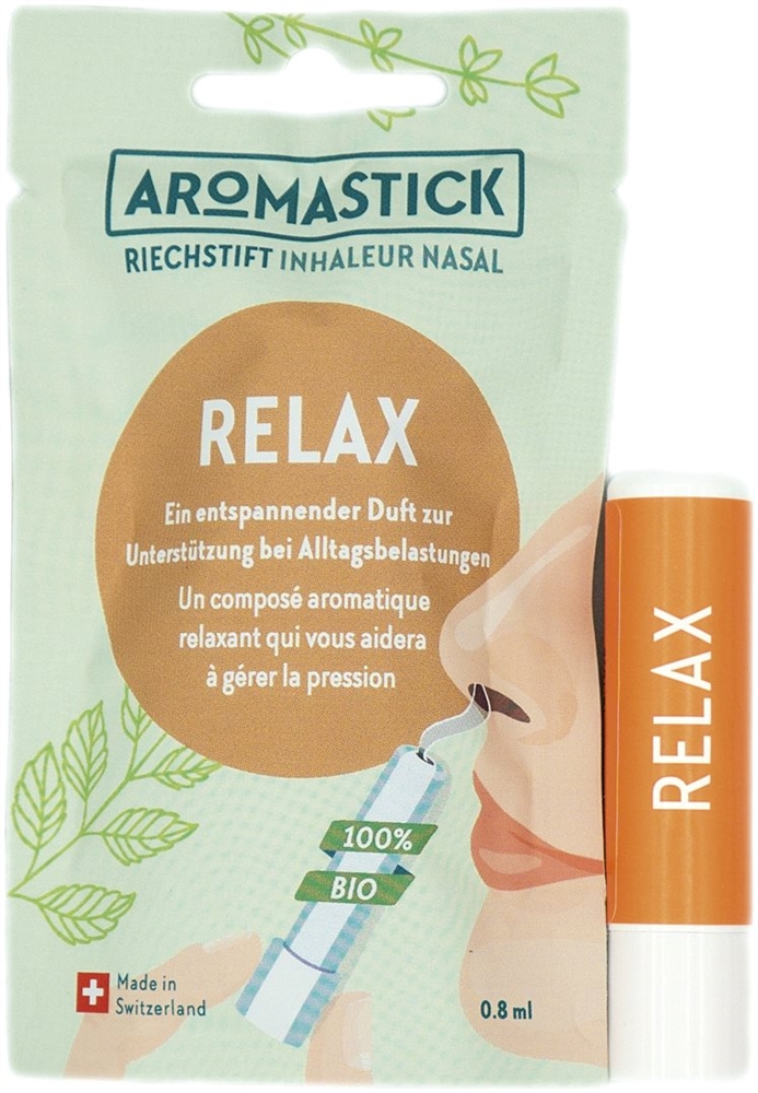 AROMASTICK Riechstift 100% Bio Relax Btl 1 Stk