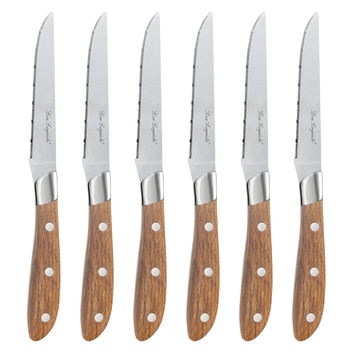 Elias - Coffret 6 couteaux steak Lou Laguiole