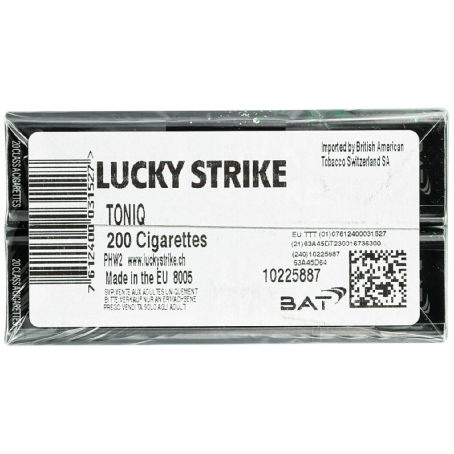 Lucky Strike Zigaretten Tonic