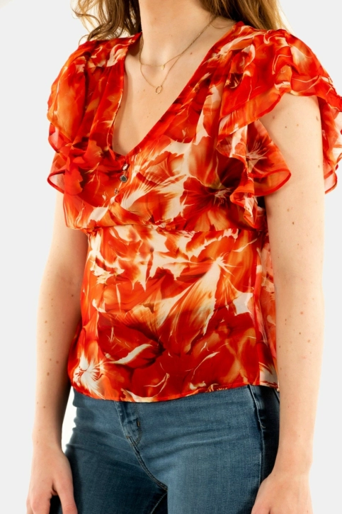 tee shirt morgan 221-ofleur.f multico