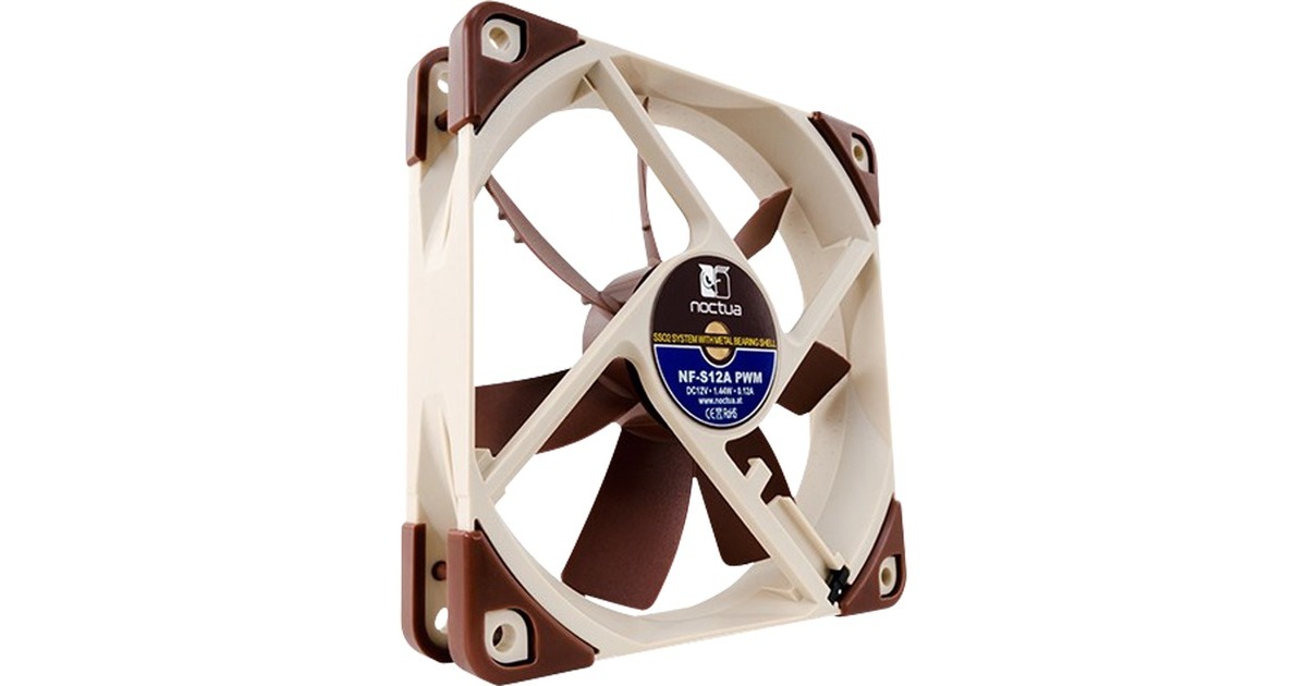NoctuaNF-S12A PWM case fan  (Bruin, 120 x 120 x 25 mm)