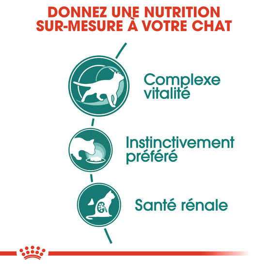 Bouchées sauce chat de 7 à 12 ans Insctinctive 7+ 12x85g