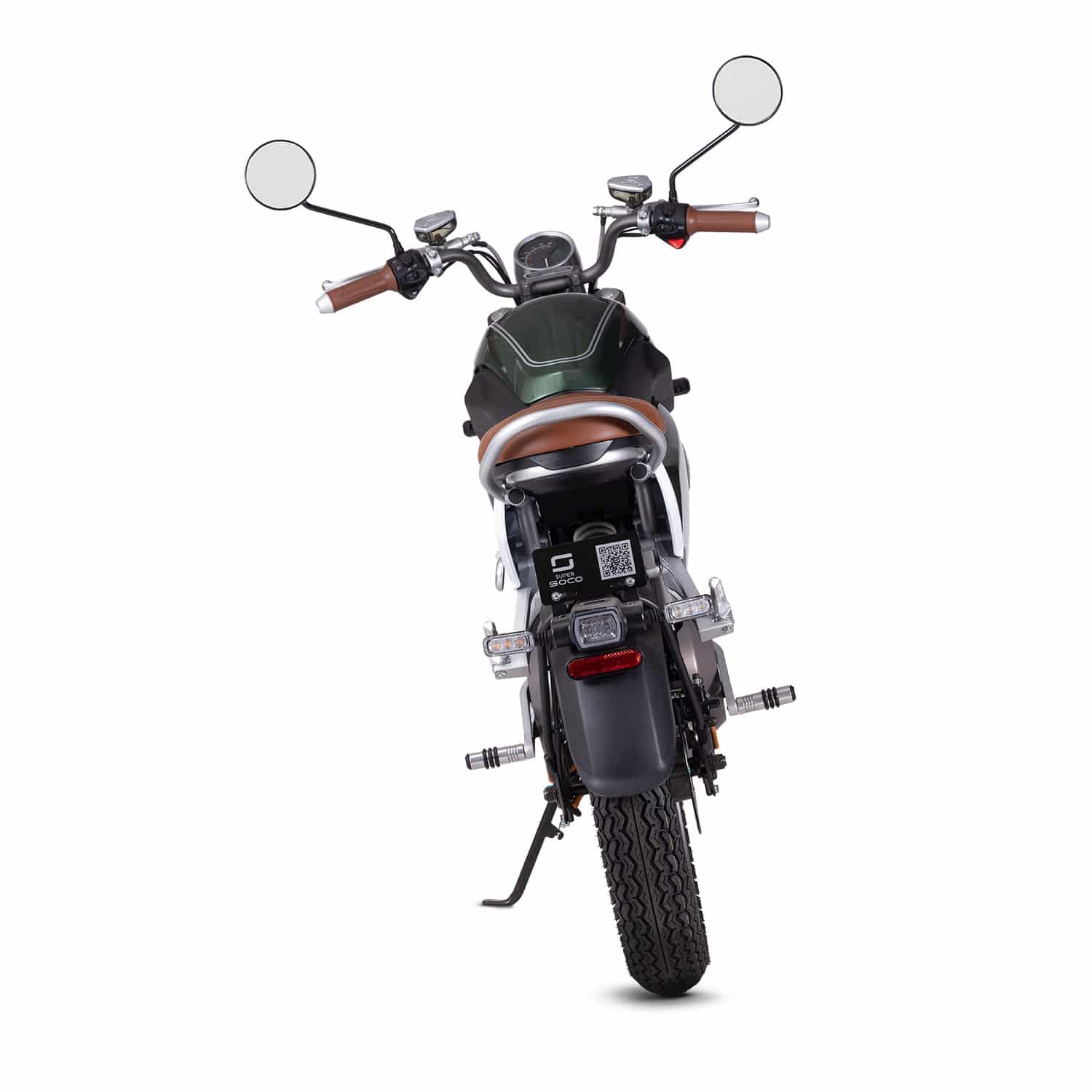 Moto électrique Super SOCO TC Vintage - Verte