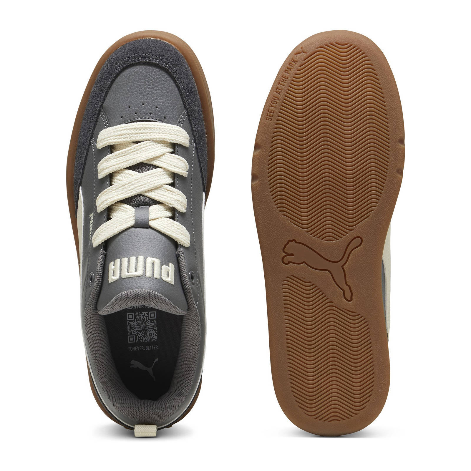 Puma Park Lifestyle OG  sneakers grijs/ecru/donkergrijs
