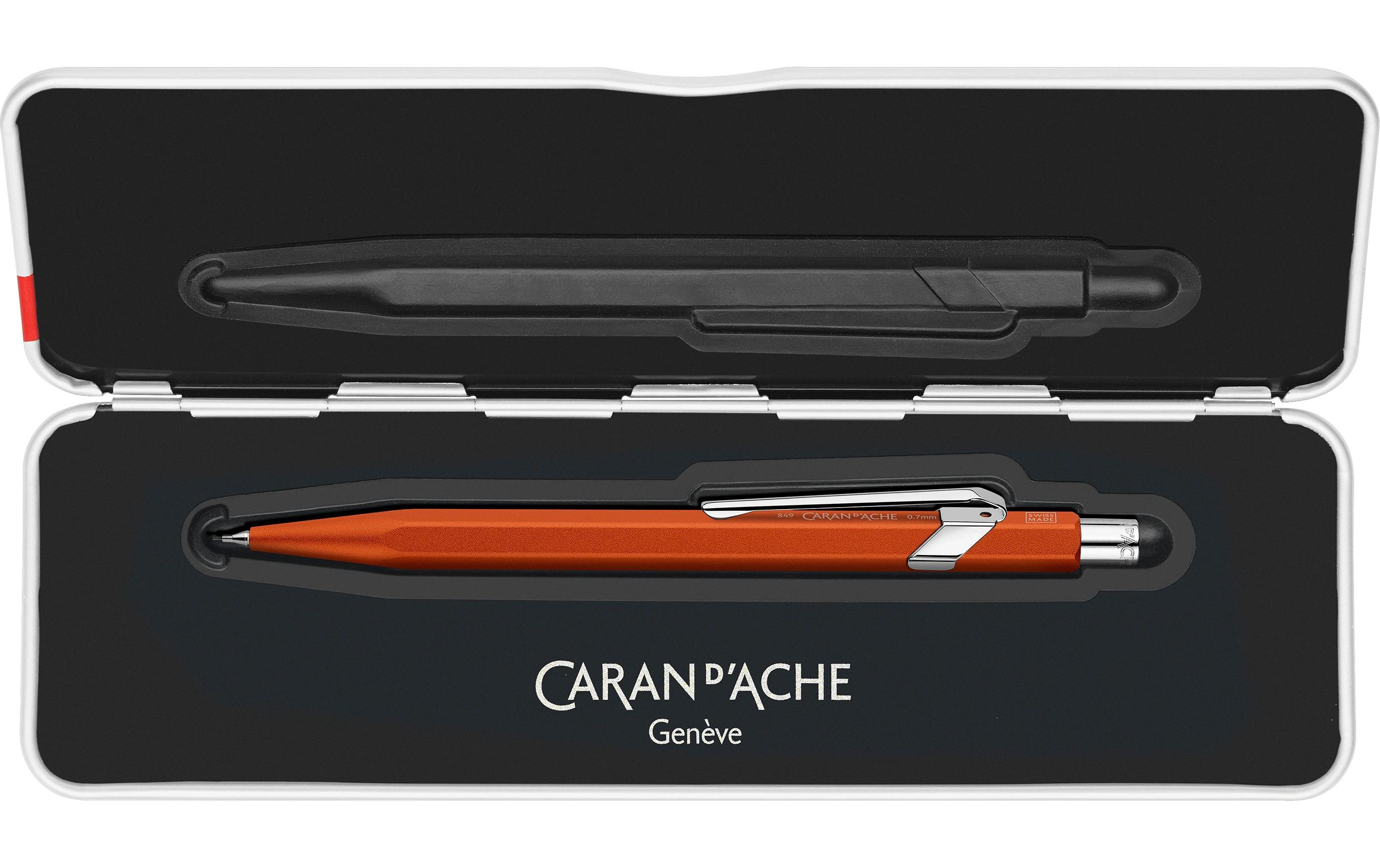 Druckbleistift 849 ColormatX 0.7 mm OrangeBleistift mit Metalletui