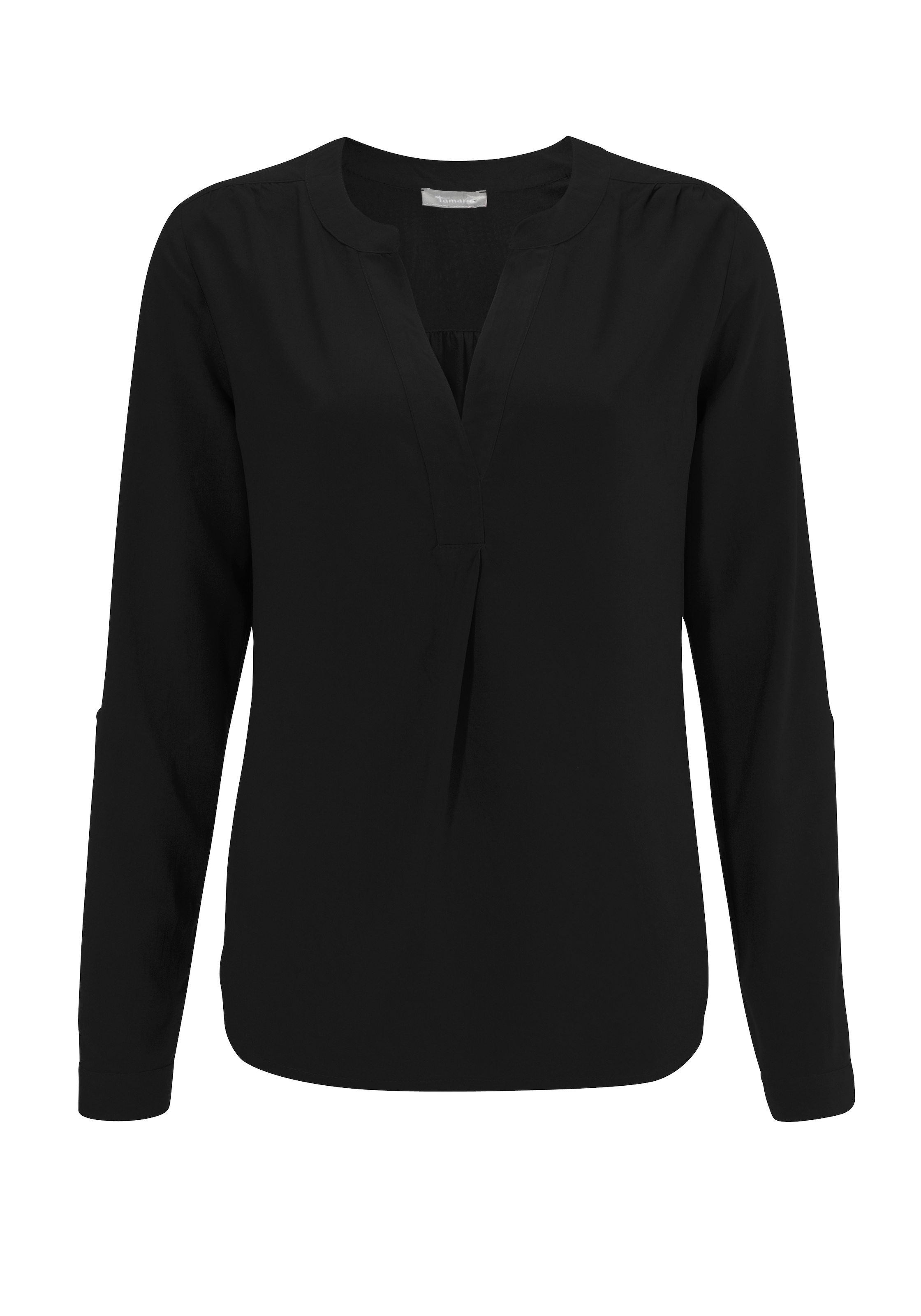 Tamaris Schlupfbluse , mit Krempelärmeln und Taschen