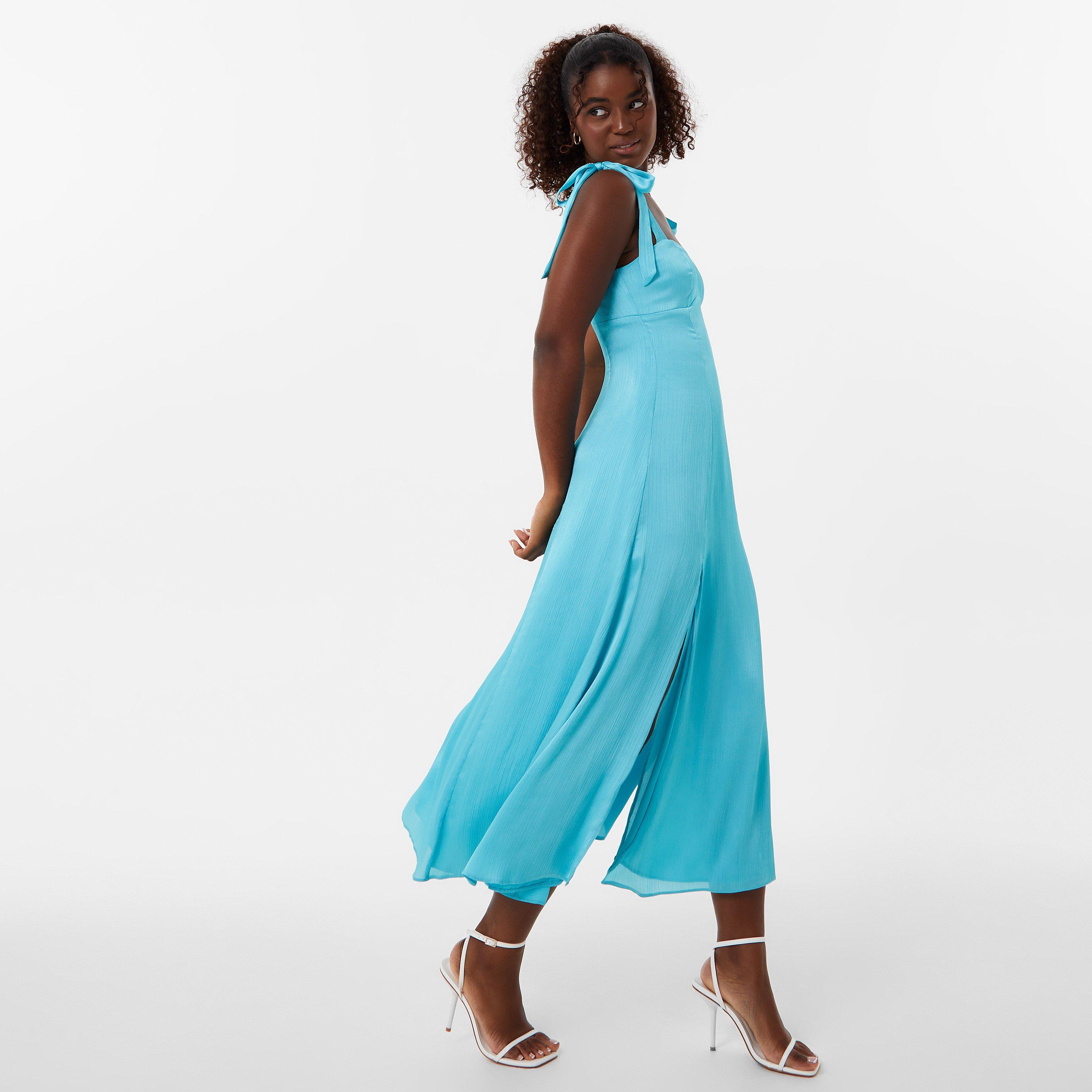 Jack Wills JW Shoulder Tie Midi Dress