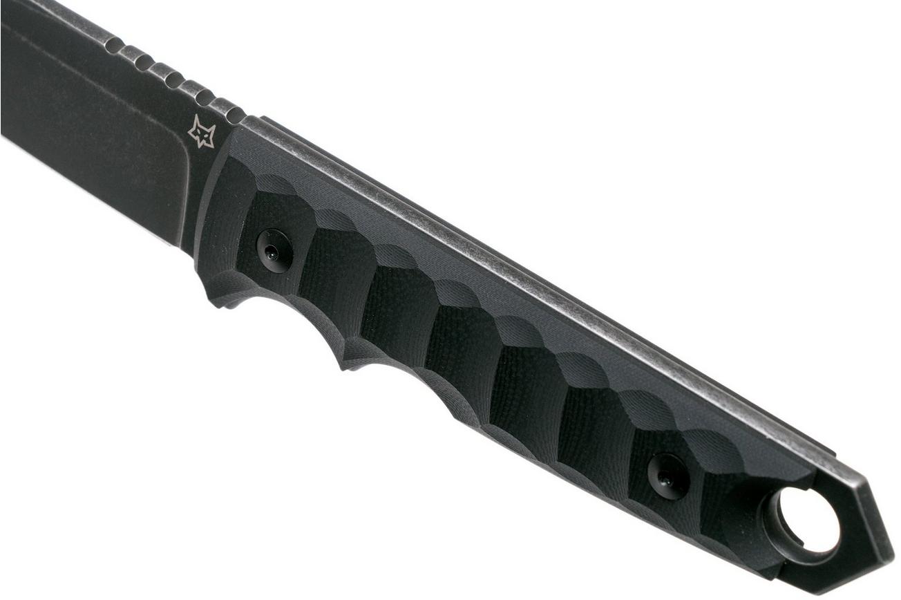 Fox Knives Ryu FX-634 Black G10, vaststaand mes, Black Roc Knives design