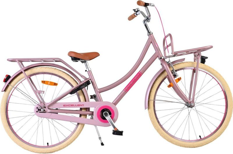 Volare - Excellent - Kinderfiets - Mat Roze - 24 Inch