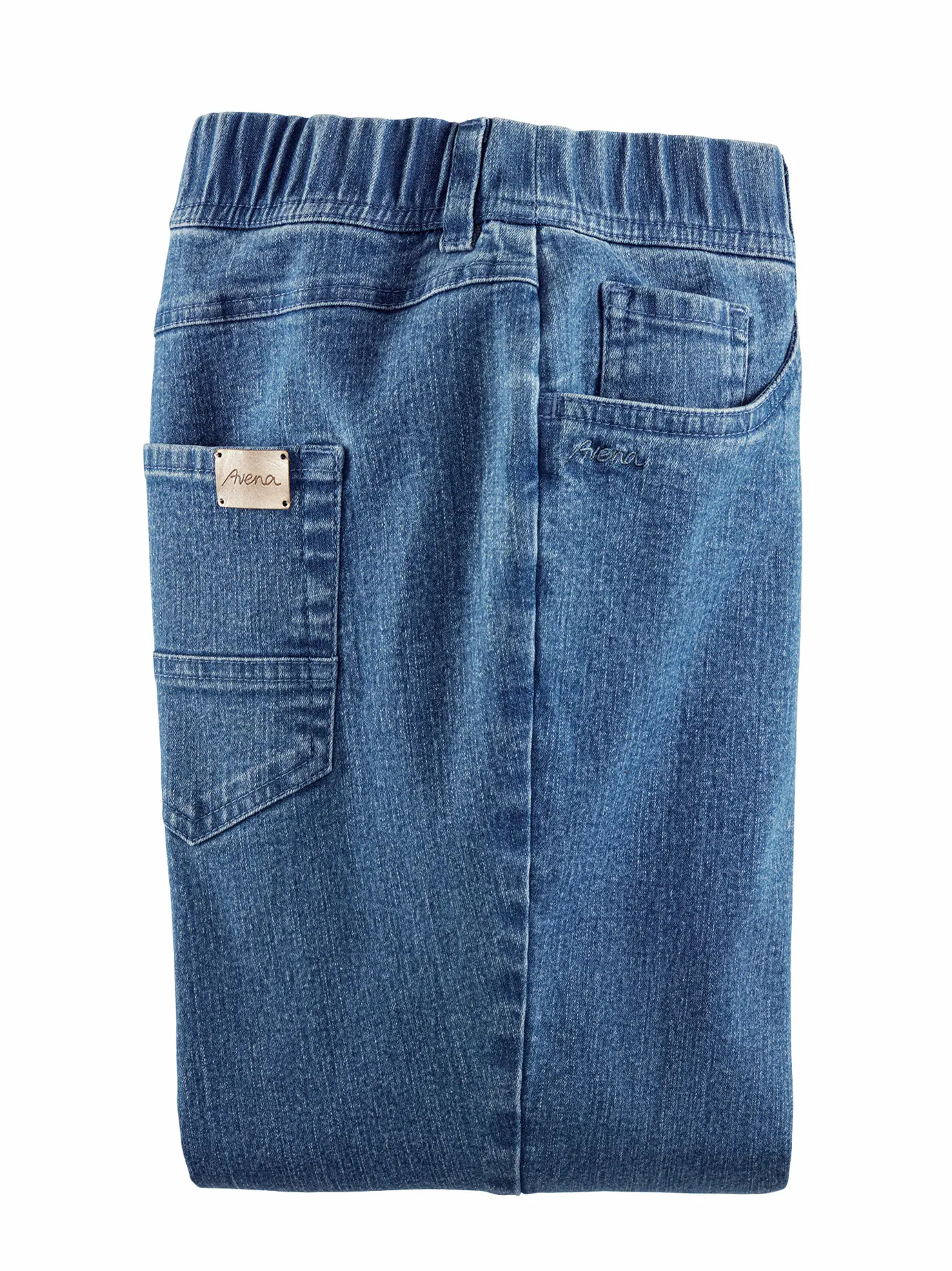 Baumwoll-Schlupfjeans