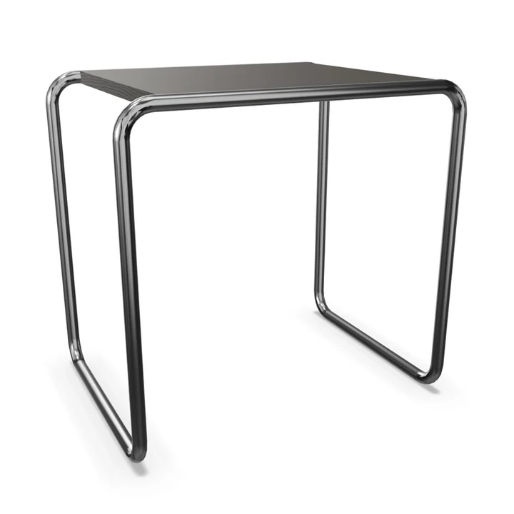 Thonet - B 9 b Satztisch, Chrom / Esche schwarz gebeizt (TP 29)