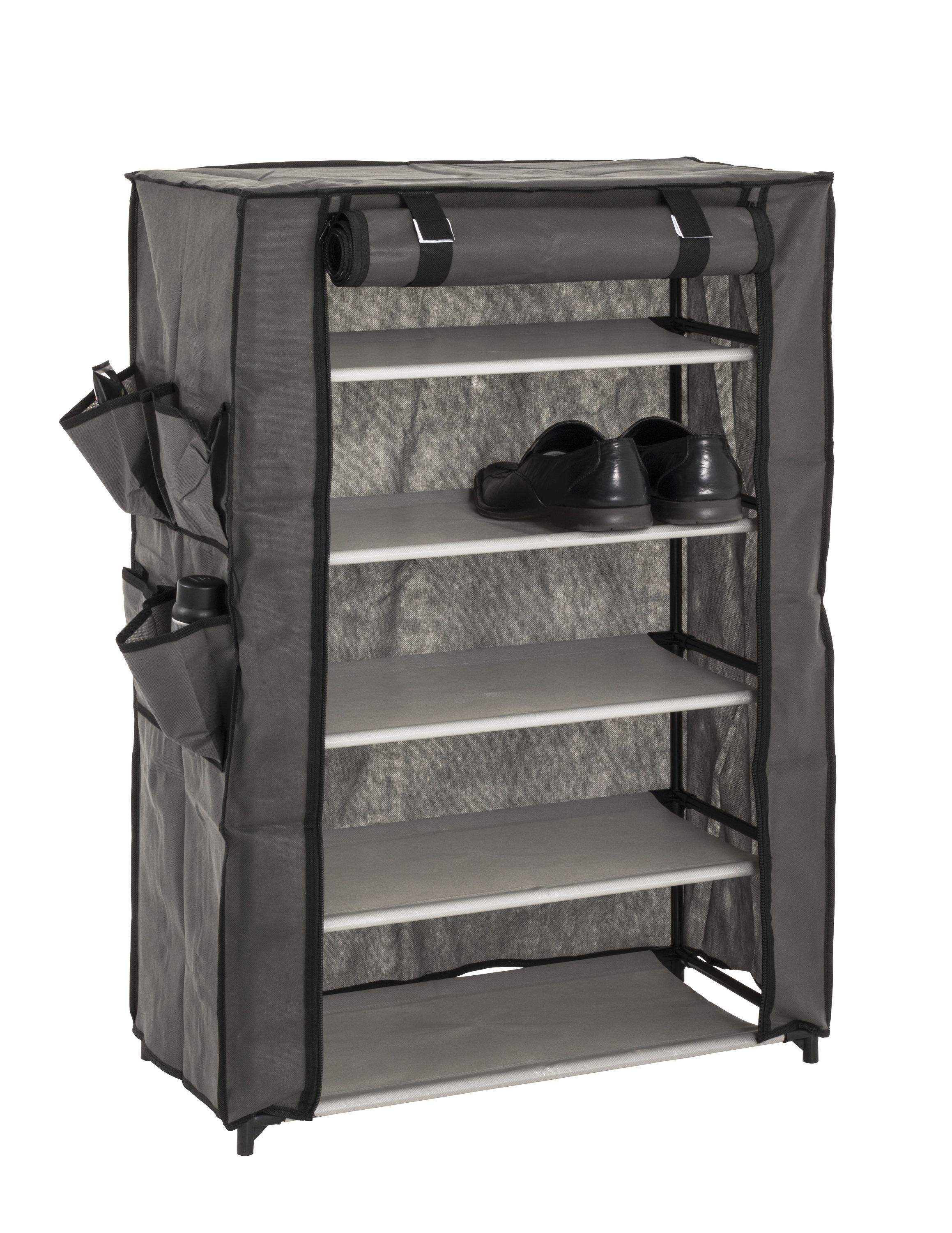 Schuhschrank grau