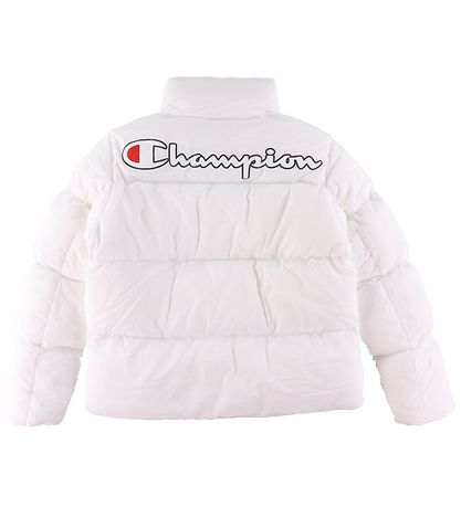 Champion Fashion Steppjacke - Weiß m. Logo