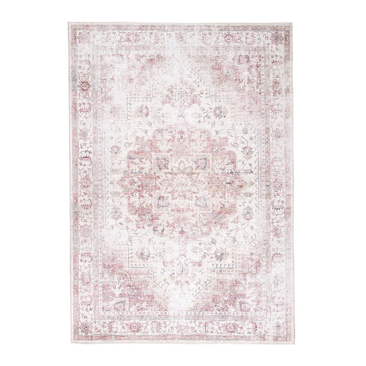 Vintage vloerkleed - Lago Rood/Roze | Hoge kwaliteit