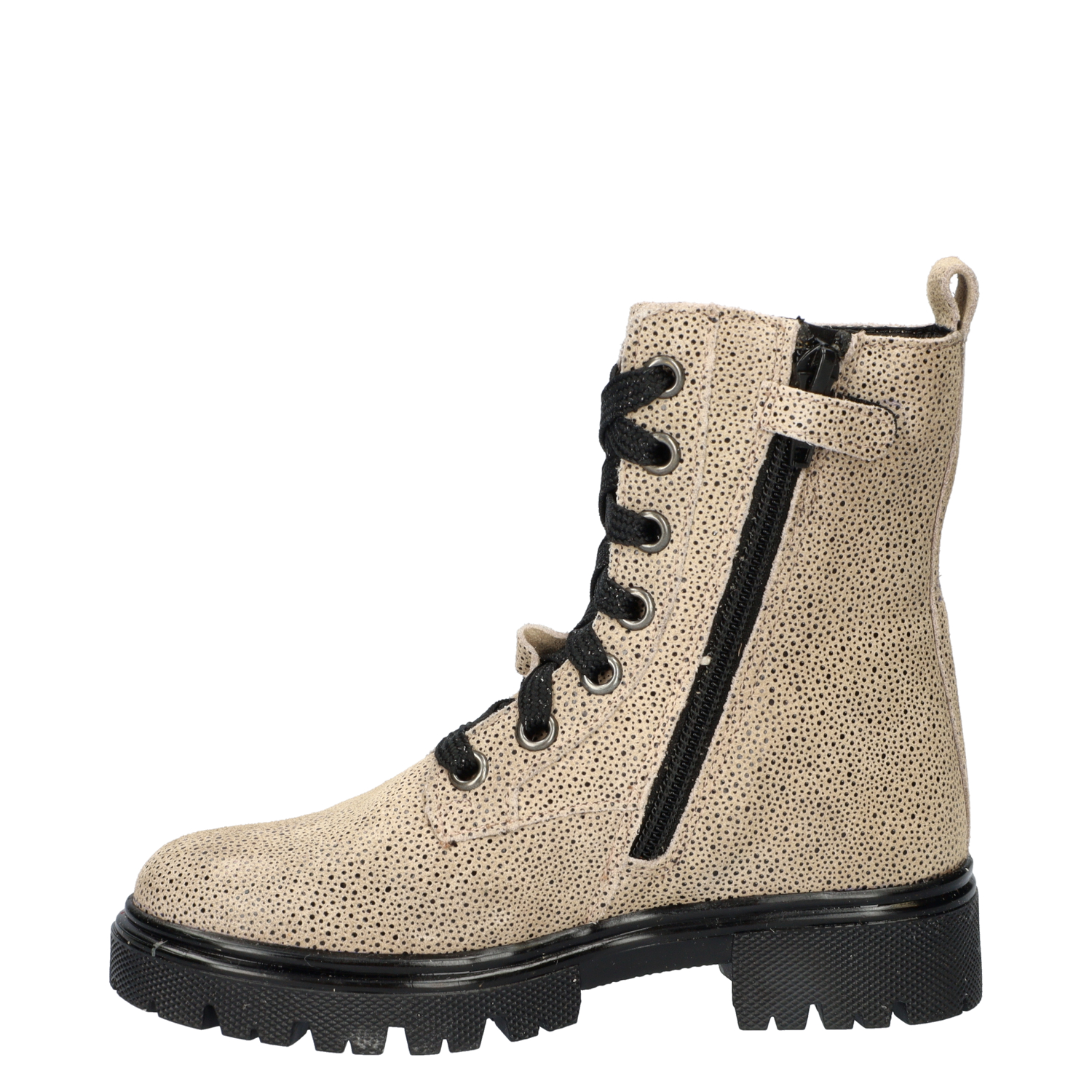 meisjes veterboot Nelson Kids Beige