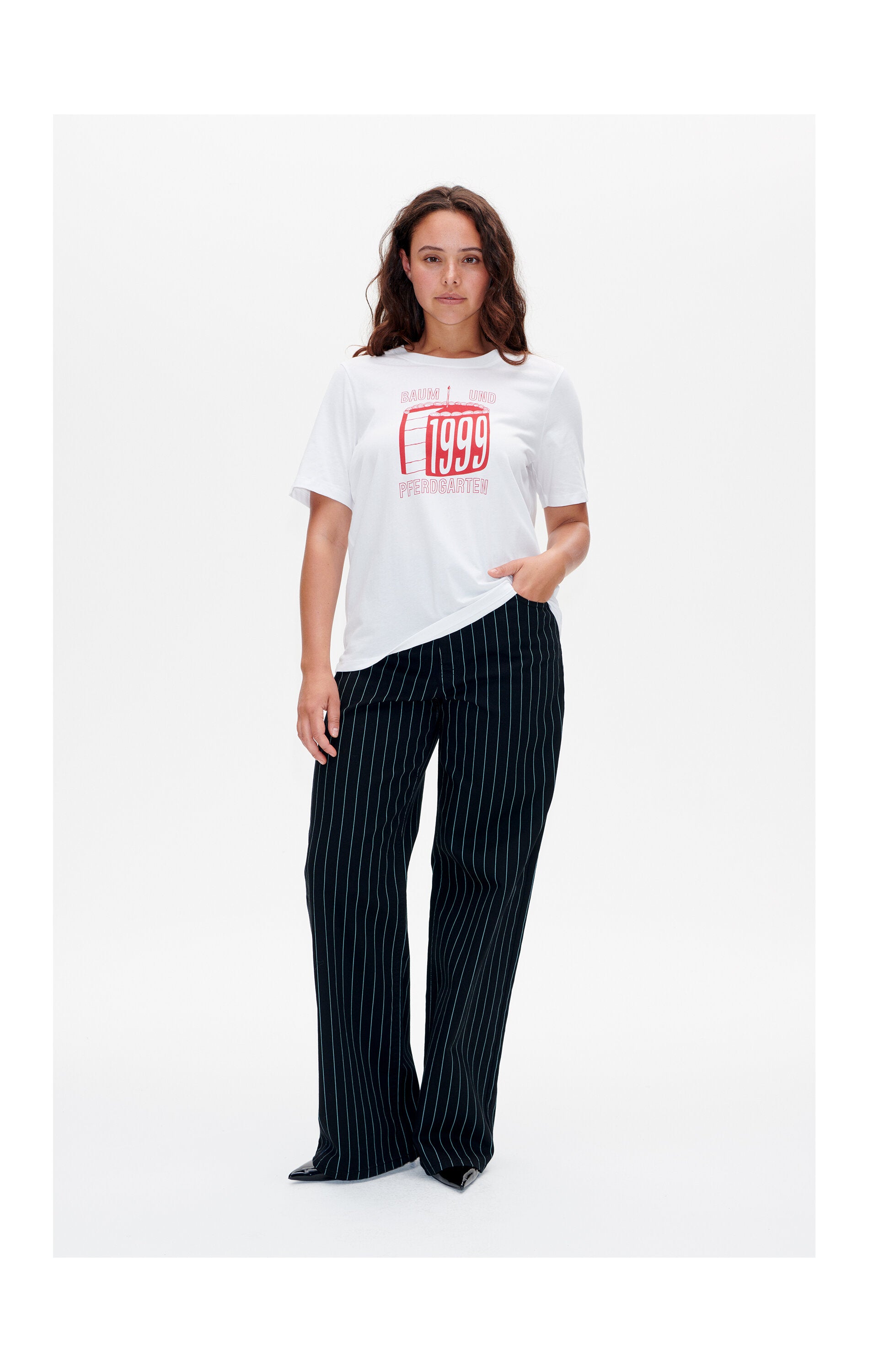Baum und Pferdgarten  Jawo t-shirt - Bright White Cake