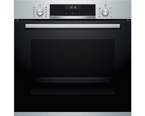 Bosch ovenset met keramische kookplaat en roestvrijstalen frame HBA537BS0 PKN645BA1E 71 l bruikbare inhoud