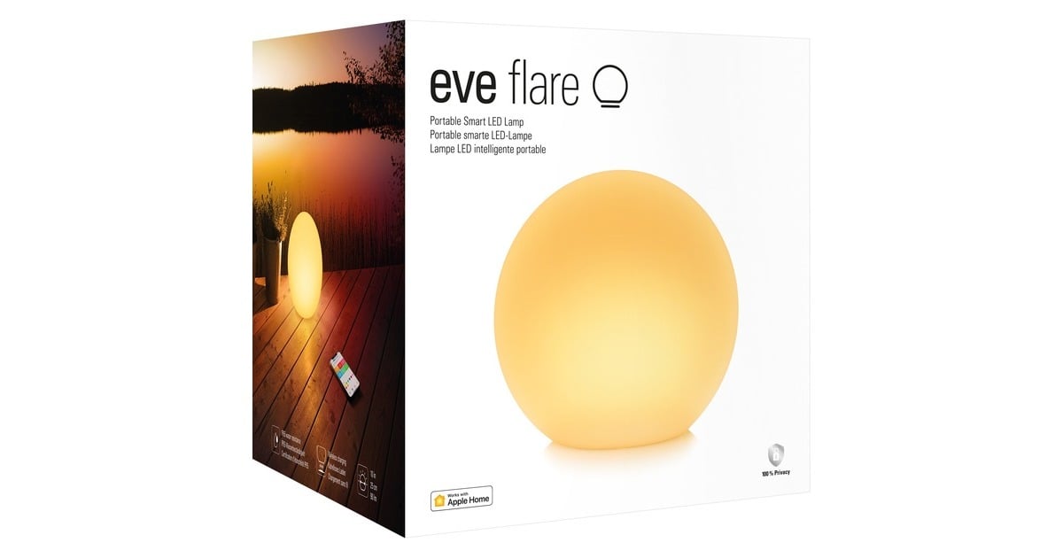 eveFlare Portable Smart LED Lamp sfeerverlichting  (Bluetooth, Thread)