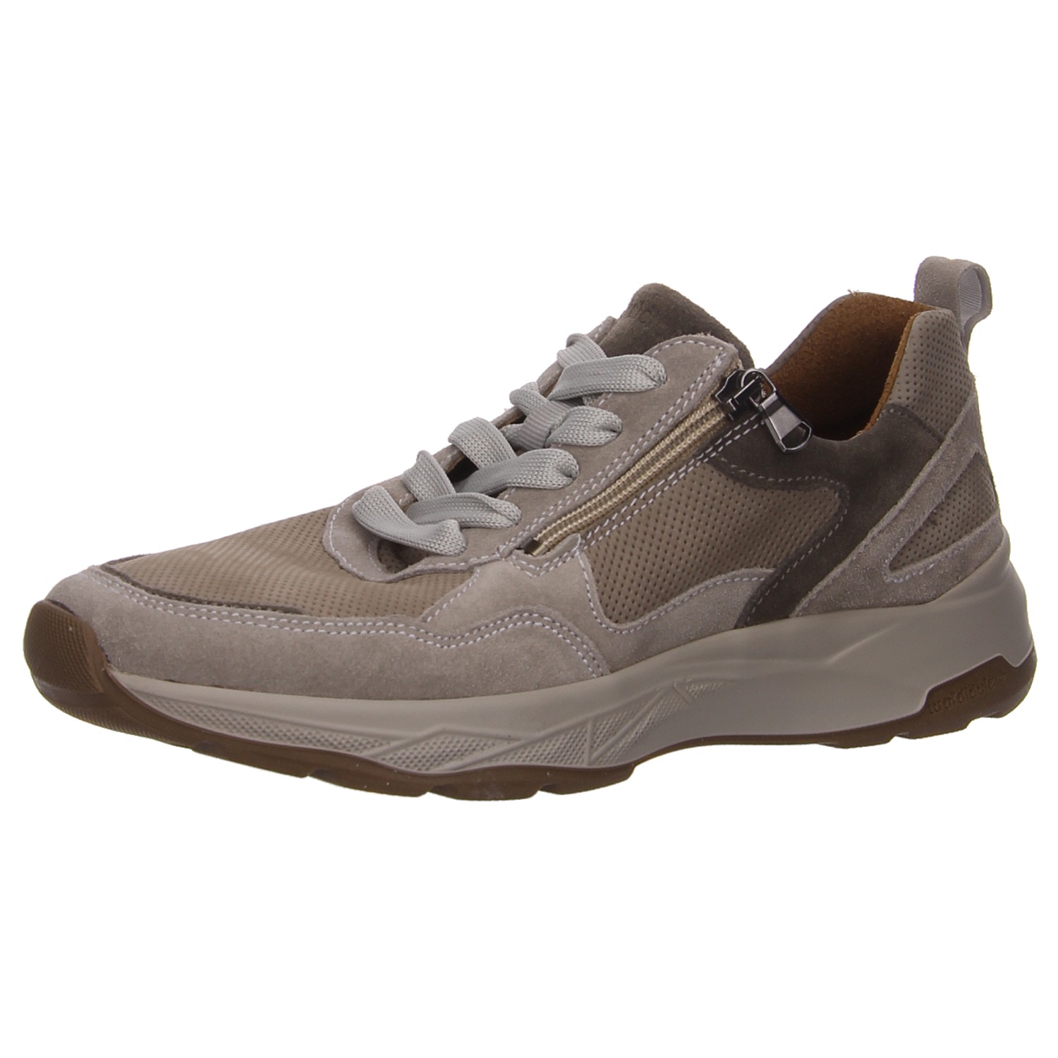 Waldläufer Schnürschuh grau grau