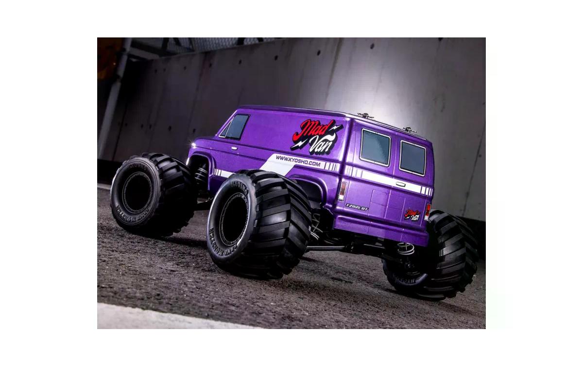 Monster Truck Fazer Mk2 Mad Van 4WD, Violett, ARTR, 1:10<br>4x4 Monster Truck mit US Van Karosserie