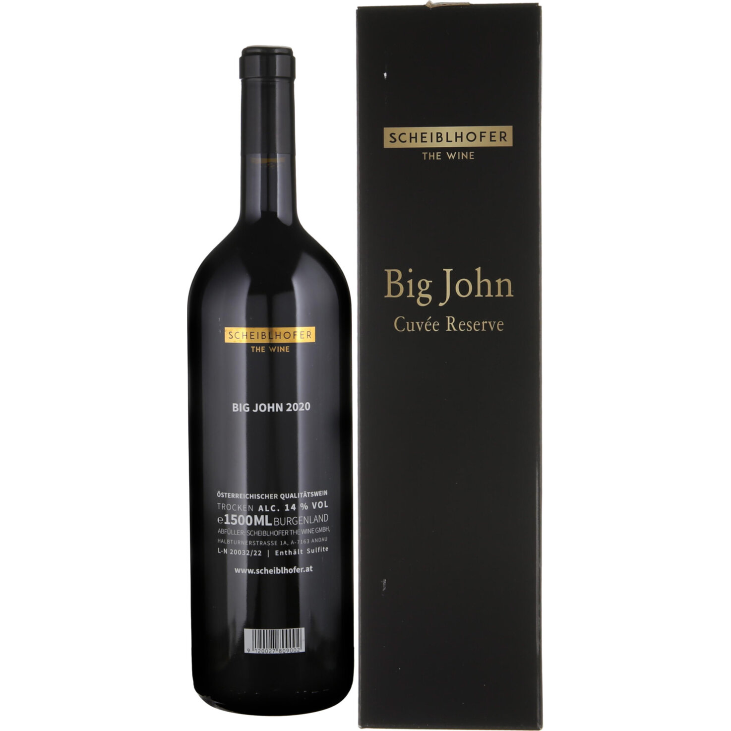 Magnum Burgenland Qualitätswein Cuvée Reserve Big John Scheiblhofer -150cl