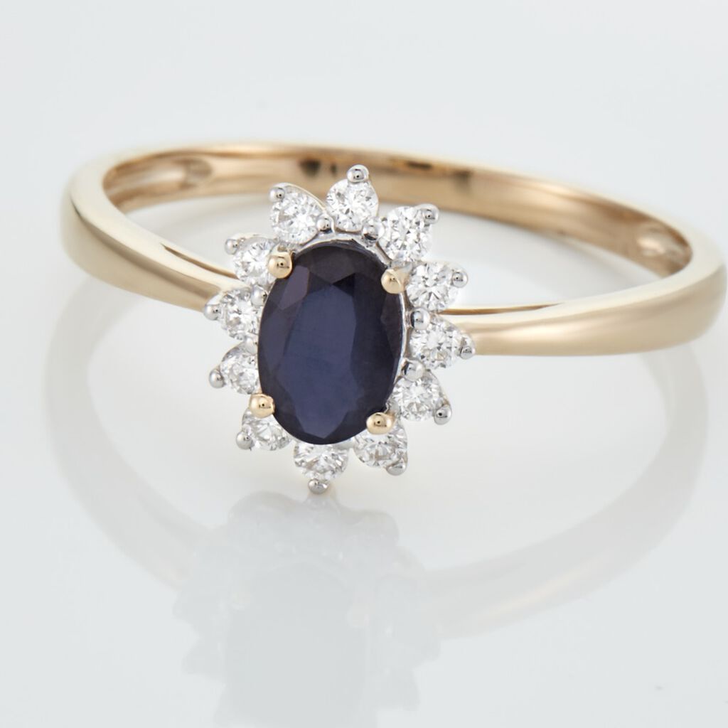 Bague Or Jaune Vladimir Saphir
