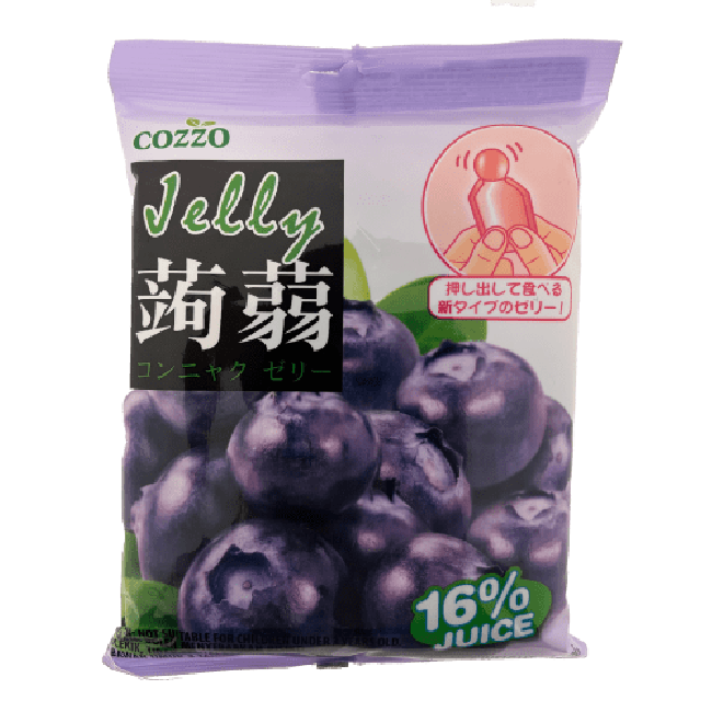 Cozzo Konnyaku Gelei Blauwe Bessen 8x20g