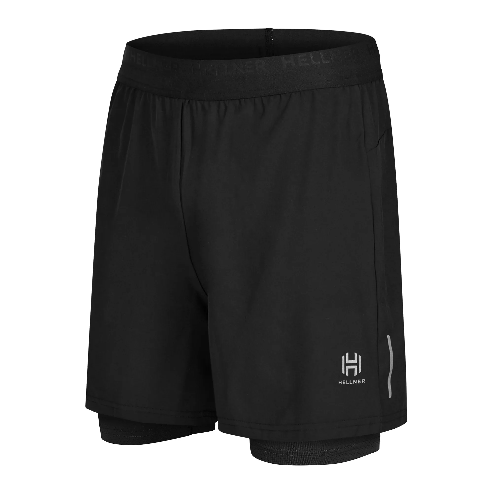 Hellner Kelva 2-in-1 Shorts Men's Black Beauty/Black Beauty