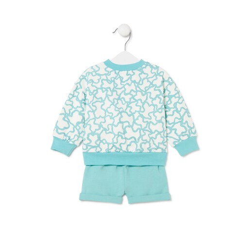 Roupa azul Kaos para menino