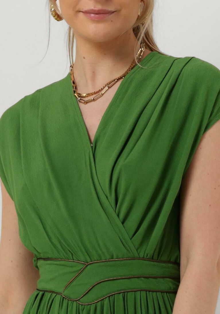 LOUIZON groene louizon maxi jurk swing