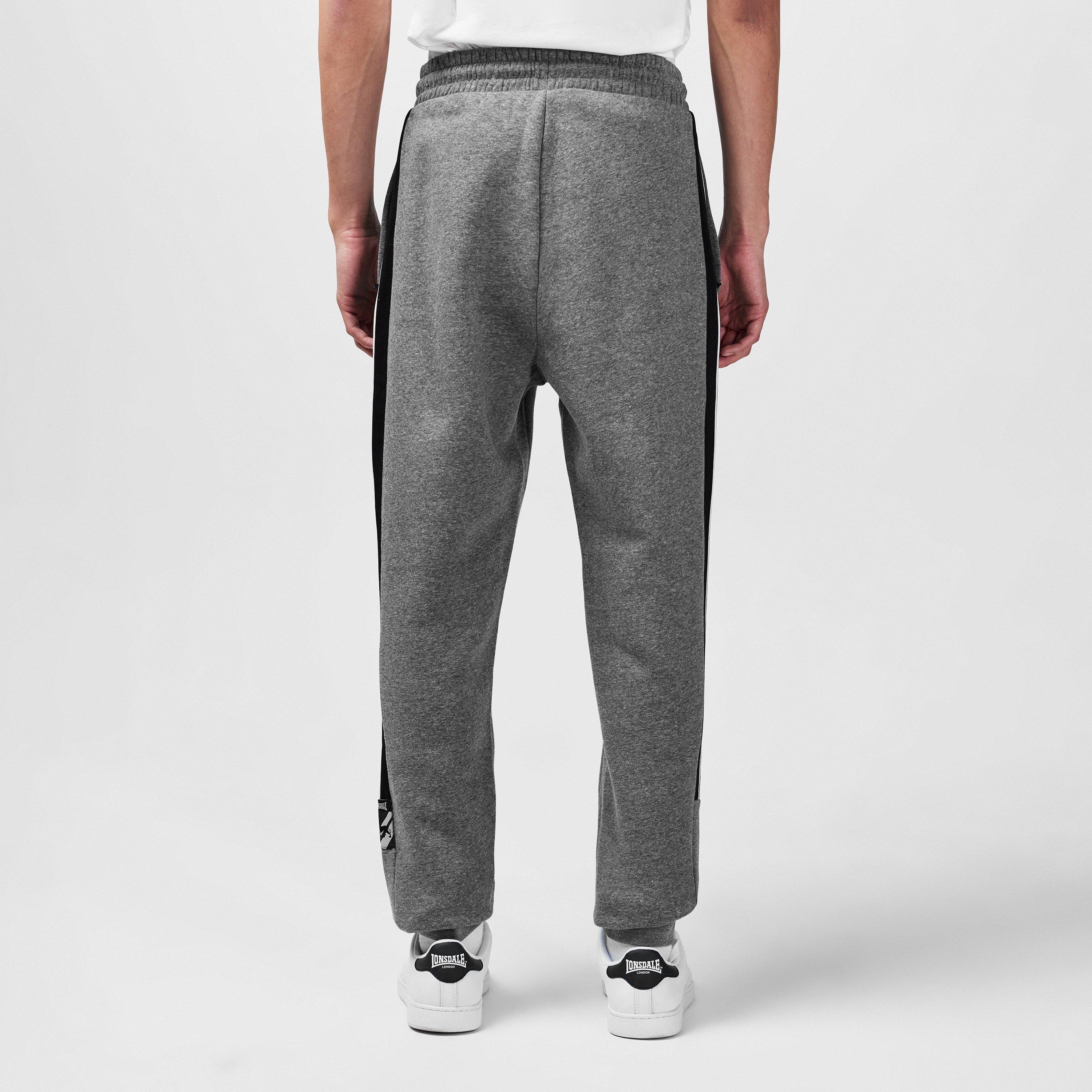 Lonsdale 2 Stripe Jogging Bottoms Mens