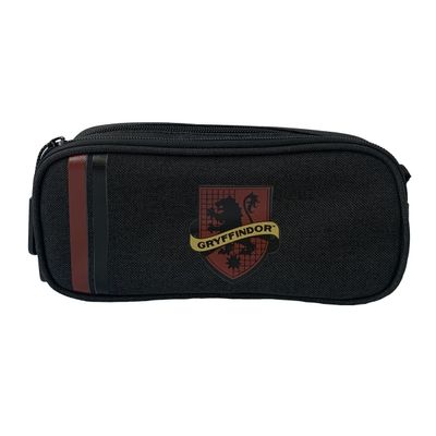 Trousse rectangulaire Harry Potter Gryffondor - 2 compartiments - gris - Kid'Abord