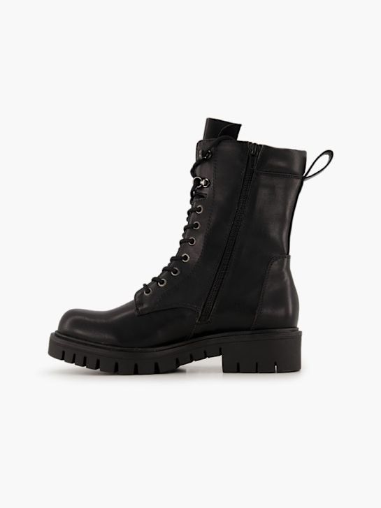 Catwalk Schnür-Stiefelette Schwarz