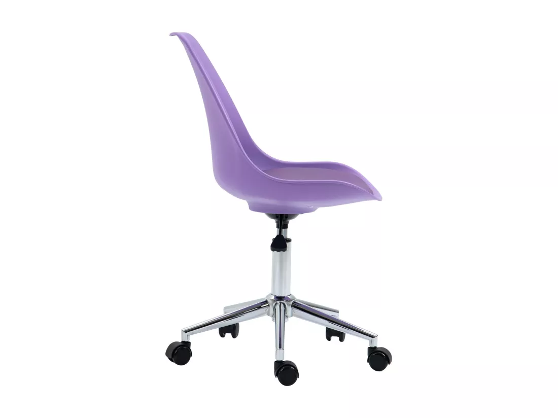 SVITA EDDY chaise de bureau pour enfants chaise pivotante chaise de bureau pour enfants violet