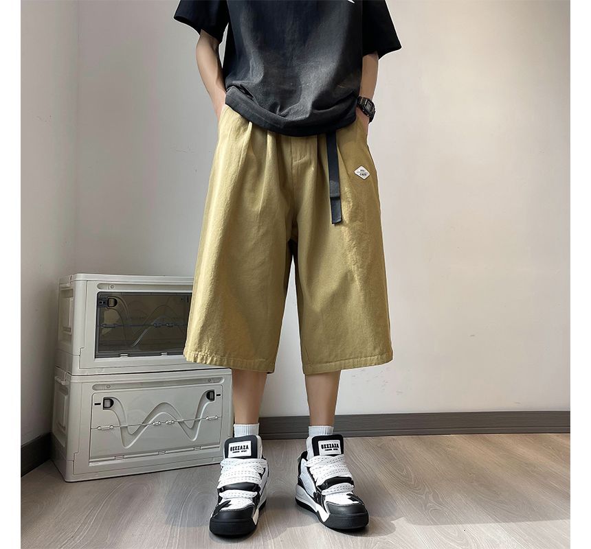 Filmas - High Waist Plain Capri Sweatpants