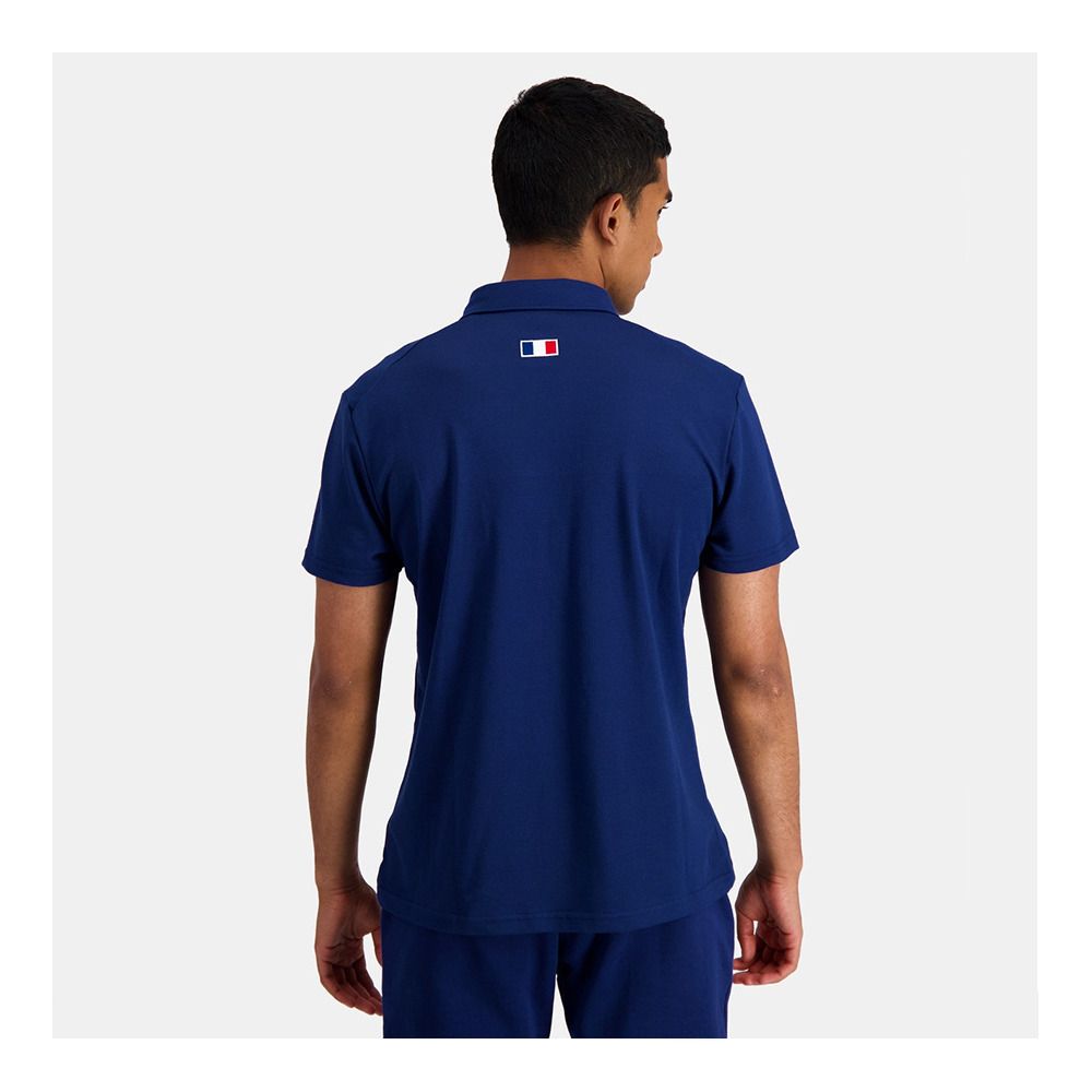 Le Coq Sportif FFR PRESENTATION - Polo Homme bleu fr intense