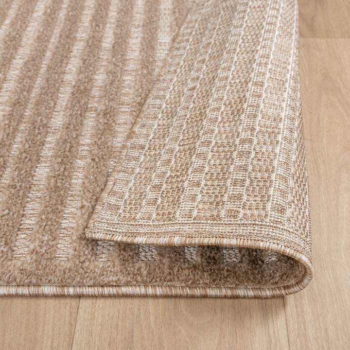 Modern binnen- en buitenkleed - Nori Curves Taupe