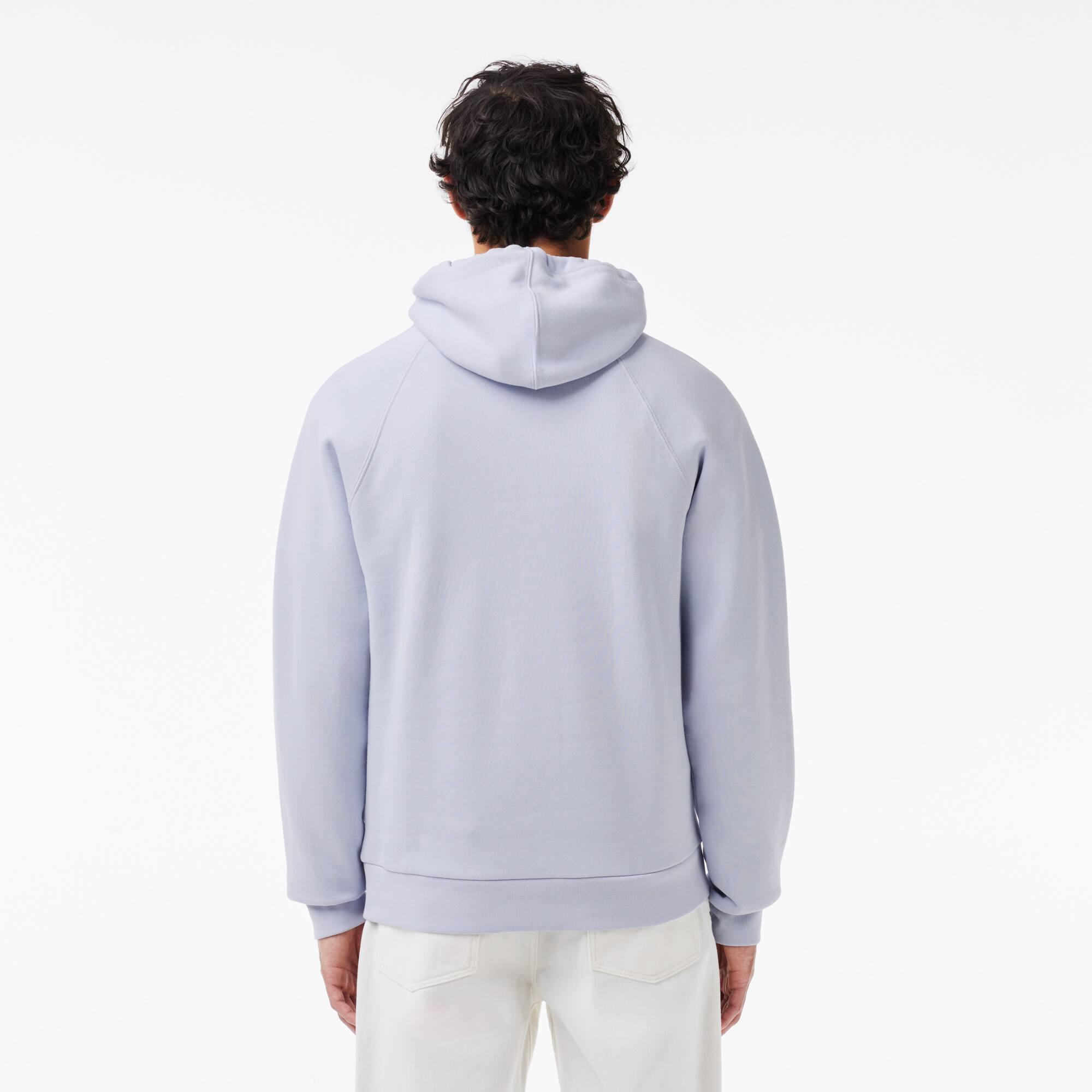 Sweatshirt à capuche en molleton avec badge héritage Sweatshirts - Bleu - Lacoste - Homme