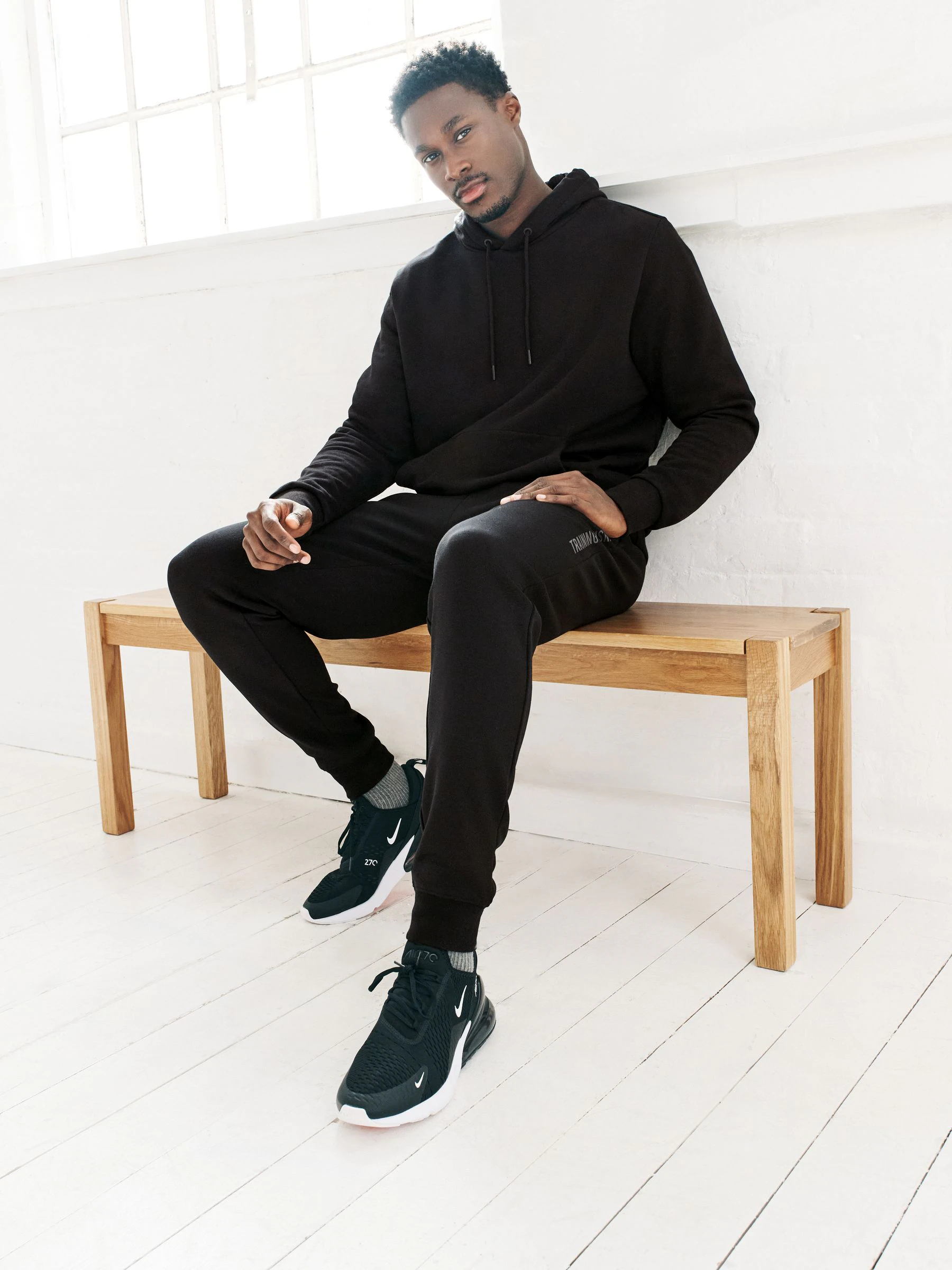 Zwart - Active Training Division Hoodie