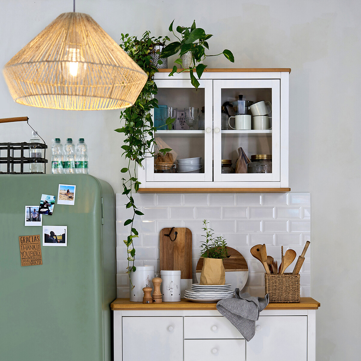 LA REDOUTE INTERIEURS<br>Candeeiro suspenso Ø34 cm, Yaku