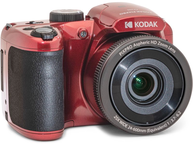 Kodak Fotokamera Pixpro Astra Zoom AZ255 – Rot Vielseitige, kompakte Kamera für Foto- und Filmaufnahmen
