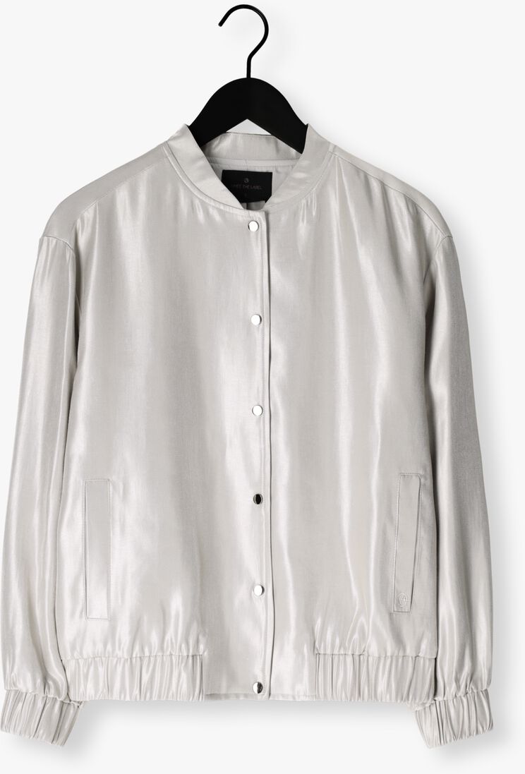 lichtgrijze aimee the label jack joy bomber jacket