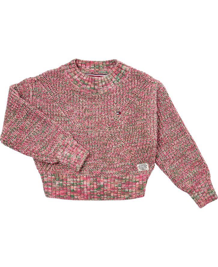 Tommy Hilfiger CHUNKY MELANGE SWEATER Beige / multi