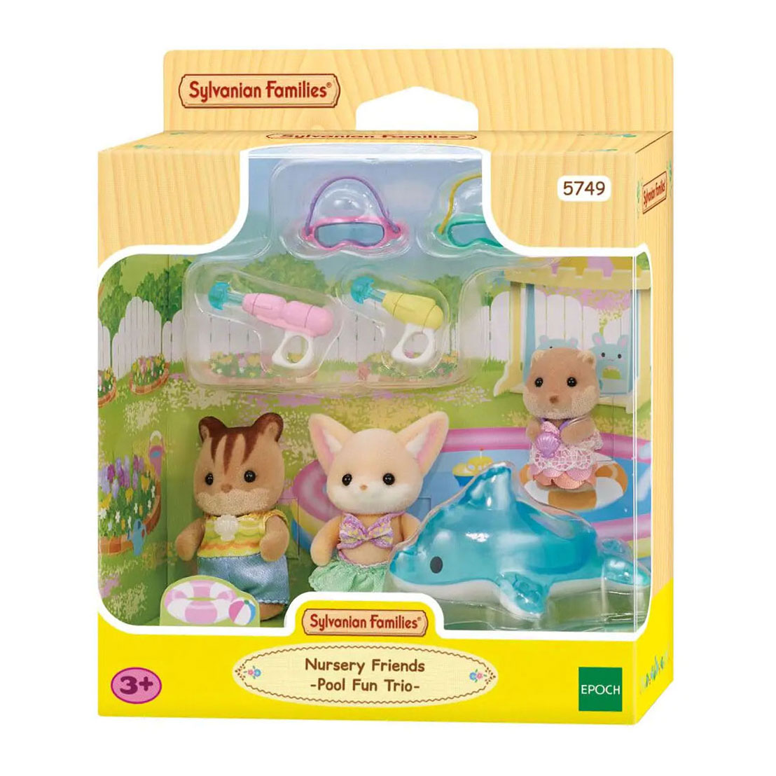 Sylvanian Families 5749 Trio Peutervriendjes - Zwembad Fun