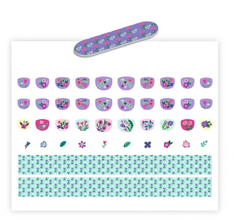 Djeco dj09241 Nagelstickers Petite Fleur